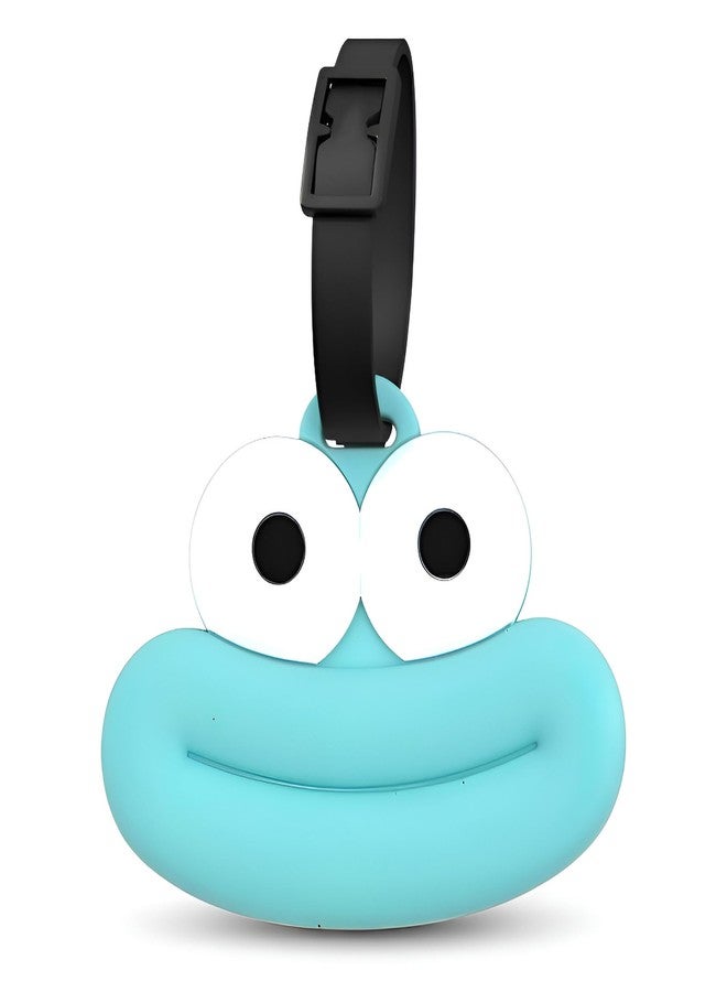 ANINIUCN Luggage Tags for Suitcases - Funny Cartoon Bag Tag with Unique Design, Durable Travel ID Identifier for Suitcase & Backpack, Cute Character Baggage Label for Men, Women, Kids (Blue) - Image 1